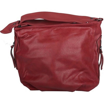 Opravdu velká tmavěčervená crossbody kabelka ROMINA D570