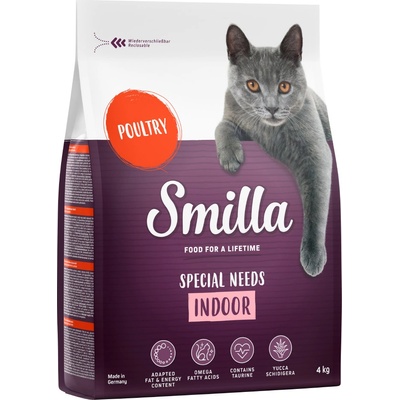 Smilla 2x10кг Adult Indoor Smilla, суха храна за котки