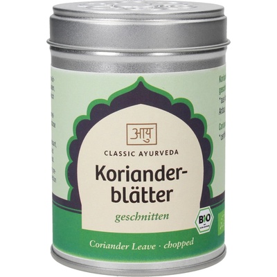 Classic Ayurveda Нарязани листа от био кориандър - 15 г