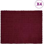 vidaXL Анти-слип изкуствено одеяло от заешка козина Olite 4 бр. 8.1 kg (42021853)