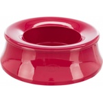 TRIXIE Plastic splash guard bowl - Пластмасова купа за храна и вода за кучета , с обръч против изсипване, 1.7 литра