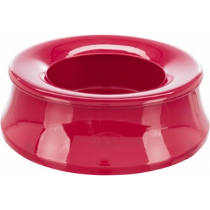 TRIXIE Plastic splash guard bowl - Пластмасова купа за храна и вода за кучета , с обръч против изсипване, 1.7 литра