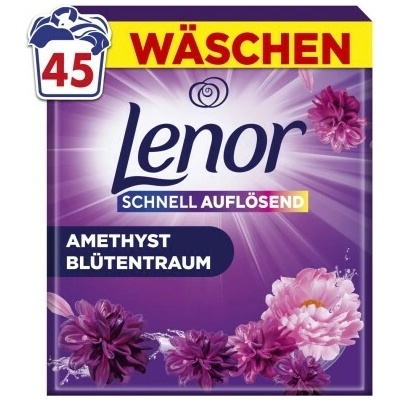 Lenor Amethyst Flower prací prášek na barevné prádlo 45 PD