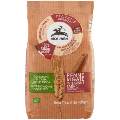 Alce Nero špaldové celozrnné BIO cestoviny Penne 0,5 kg