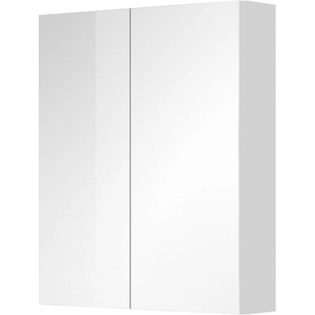 Mereo Koupelnová galerka 60 cm nebo 80 cm, zrcadlová skříňka, 2x dveře, bílá MP5097