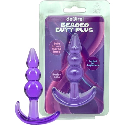 Desirel - сферичен анален плъг (лилав)