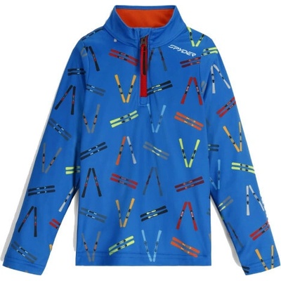 Spyder International 1/2 Zip modrá