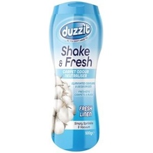 Duzzit Shake & Fresh Fresh Linen vôňa čistej bielizne na koberce 500 g