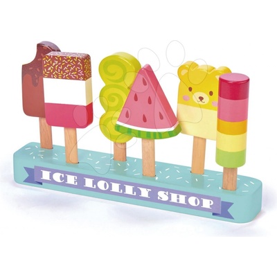 Tender Leaf Toys TL8277 Ice Lolly Shop drevené nanuky 6 druhov na stojane