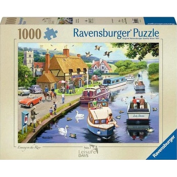 Ravensburger Пъзел Ravensburger от 1000 части - Вечер на Реката (12000289)
