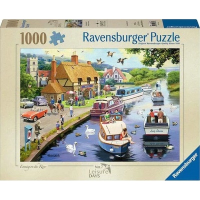 Ravensburger Пъзел Ravensburger от 1000 части - Вечер на Реката (12000289)