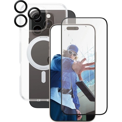 Panzer CARE by PG3-in-1 Ceramic iPhone16P 6.9 Прозрачен защитен екран Apple 1 броя (B1328+2856+1282)