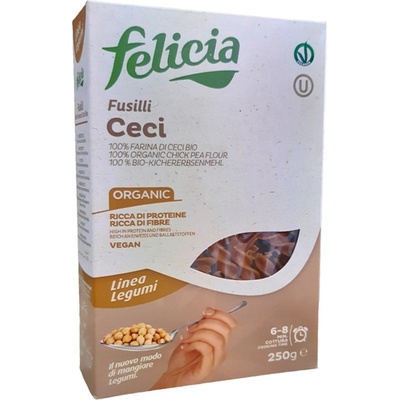 FELICIA Cestoviny Fusilli cícerové bez lepku BIO 250 g