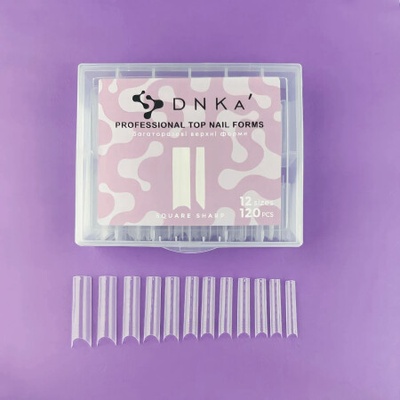 DNKa Top Nail Forms Square Sharp 120 ks