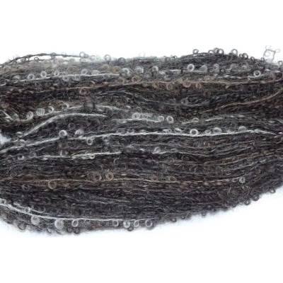 Mohair by Canard Bouclé Mohair Antracitový mix 1036LE