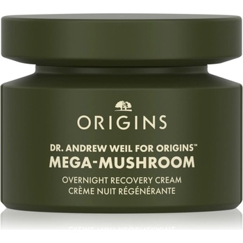Origins Dr. Andrew Weil for Origins Mega-Mushroom Overnight Recovery Cream успокояваща и хидратираща маска за нощ 50ml