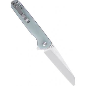 Kizer Azo LP Liner Lock Knife Transparent Jade G-10 - V3610C2