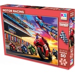 KS Games Пъзел KS Games от 50 части - Състезание с мотори (31753)