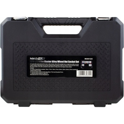 MGS01225 Magnus , Sada nástrčných hlavic na kola z lehkých slitin Mercedes, Tesla, Hyundai 11 ks