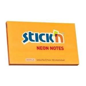 STICK'N Stickn notes 76 x 127 mm neon colors (100), orange