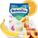 Bobovita Mliečno-ryžová kaša 3 plody pomaranč banán marhuľa 230 g