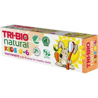 Tri-Bio Натурална еко детска паста за зъби Tri-Bio - Kids, 50 ml