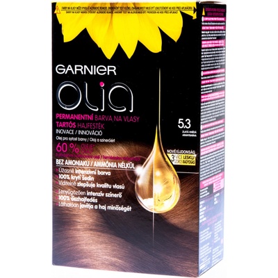 Garnier Olia 5.3 zlatá hnědá barva na vlasy