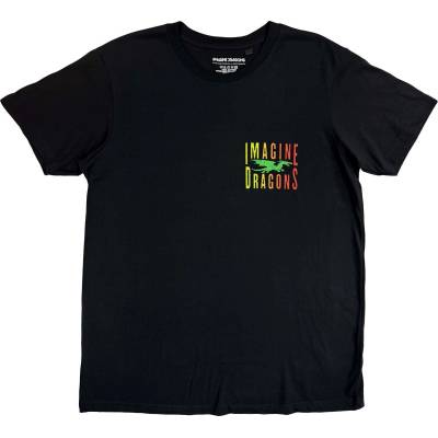 Imagine Dragons Double Dragons Pocket (Back Print) Black M Риза (IMDRTS24MB02)