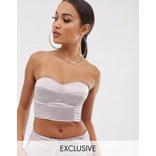 !!! Unique21 BRALET SATIN ZIP