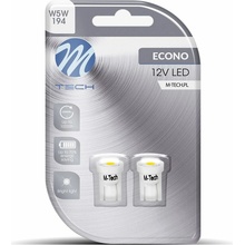 M-Tech W5W W2.1x9.5d 1 LED biele 2 ks LB040W