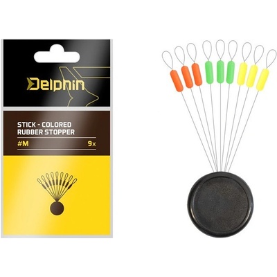 Delphin zarážka Stick Farebná gumená zarážka