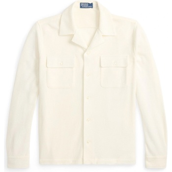 Ralph Lauren Риза Polo Ralph Lauren Men's Long Sleeve Plain Shirt - Pale Cream