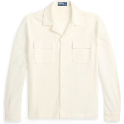 Ralph Lauren Риза Polo Ralph Lauren Men's Long Sleeve Plain Shirt - Pale Cream