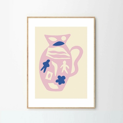 Moikka Plagát Amusant Vase by Lucrecia Rey Caro 21x29,7 (A4)