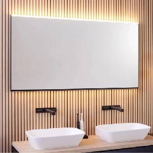 Geberit Option Plus Square огледало с осветление и незамъгляване 135 см, анодизиран алуминий (502.786.00.1)