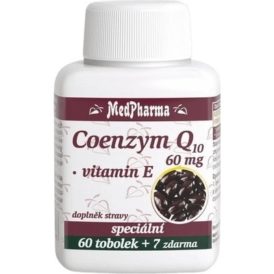 MedPharma KOENZÝM Q10 60 mg + Vitamín E 67 kapsúl