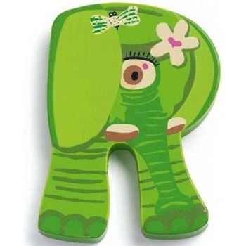 Image 1 of DJECO - Дървена буква R - слонче DD04857