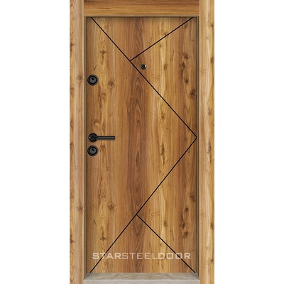 Starsteeldoor Блиндирана врата StarLife М-16 Сарухан (цена без монтаж)
