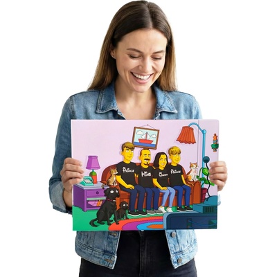20 x 30 fotoobraz SIMPSONOVI