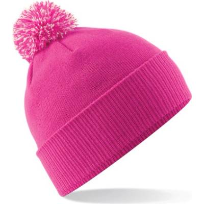 Beechfield dětská zimní čepice B450B Fuchsia