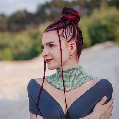 Merino šátek šála Do větru