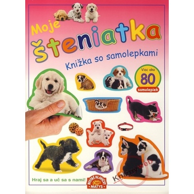 Moje šteniatka Knižka so samolepkami