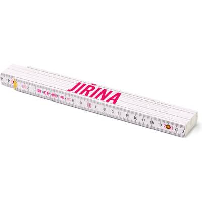 Metrie Skládací metr Block 52 Se jménem Jiřina 2 m