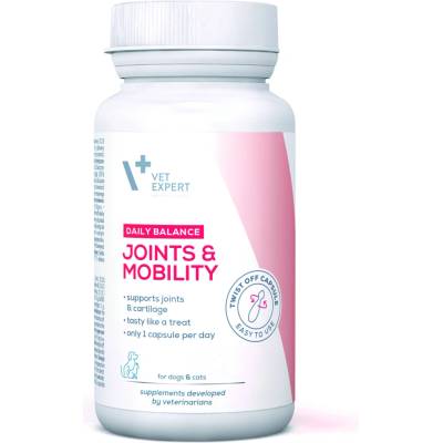 VetExpert Joints & Mobility - přípravek na podporu kloubů pro psy a kočky 50 kapslí (TWIST OFF)