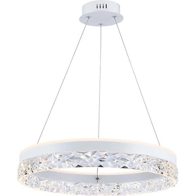 V-TAC led Осветител 25w Висящ Един Ринг 3000К Бяло Тяло - 23099 (23099)