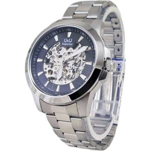 Q&Q Мъжки автоматичен часовник Q&Q Superior Skeleton - S09A-500VY (S09A-500VY) Часовници
