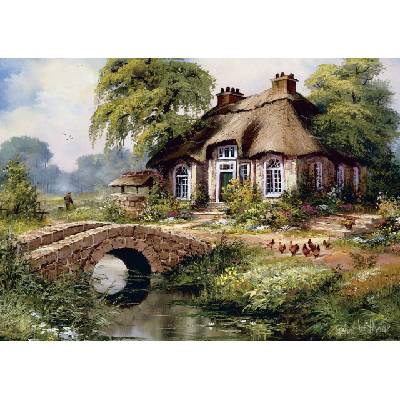 Art Puzzle - Puzzle Green Village - 500 piese