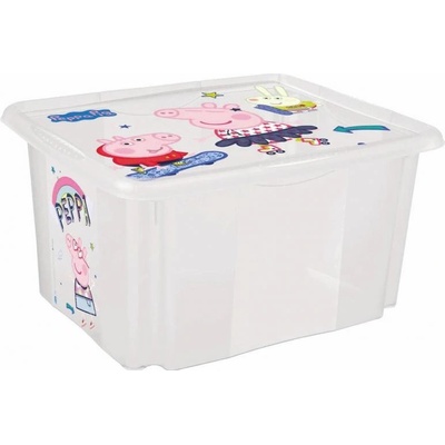Keeeper úložný box s víkem malý Peppa transparent 4,2 l
