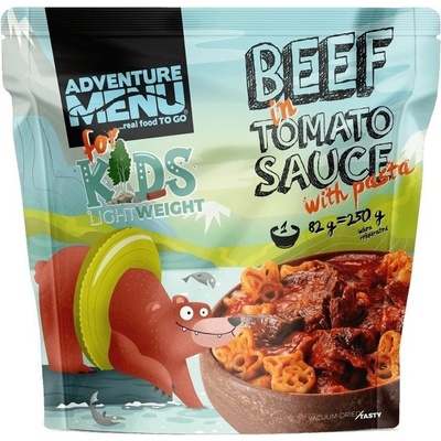 Adventure Lightweight Menu KIDS Hovězí v rajské omáčce s těstovinami 250 g