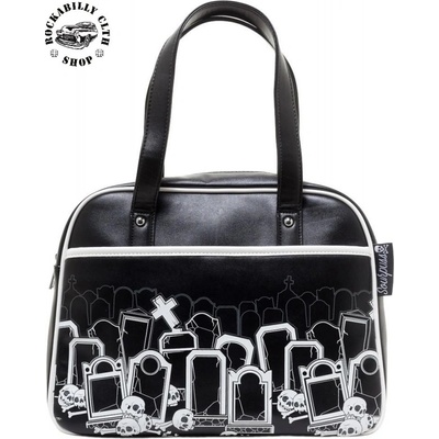 Kabelka retro rockabilly pin-up Sourpuss Clothing Digger Bowler Purse